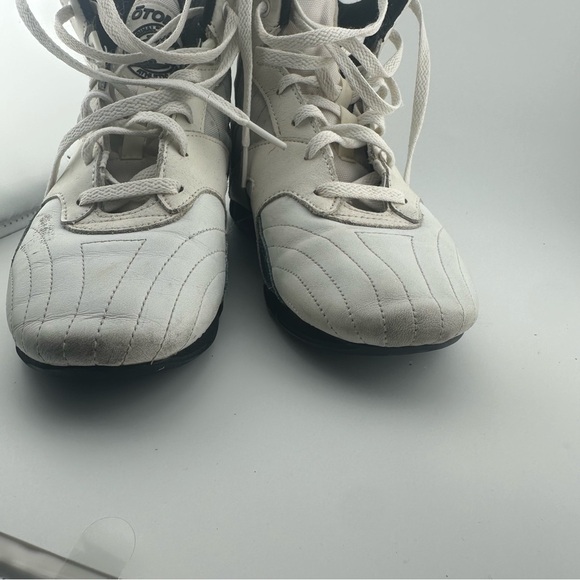 Otomix FX4000 Bodybuilding Weightlifting Shoe White Black Mens 6 Womens 7.5 - Picture 5 of 6